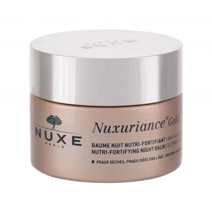 NUXE Nuxuriance Gold Nutri-Fortifying Night Balm 50 ml noční pleťový krém na suchou pleť; na dehydratovanou pleť; proti vráskám; na rozjasnění pleti