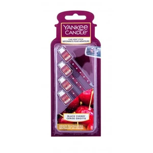 Yankee Candle Black Cherry Vent Stick 4 ks vůně do auta unisex