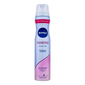 Nivea Diamond Gloss Care 250 ml lak na vlasy pro ženy