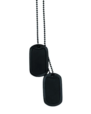 US ID známky DOG TAGS Mil-Tec® - černé (Barva: Černá)