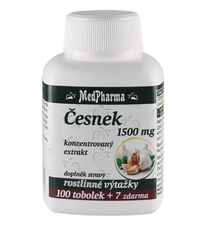 Česnek 1500 mg - MedPharma, 107 tablet,Česnek 1500 mg - MedPharma, 107 tablet
