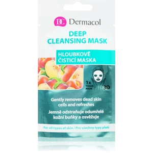 Dermacol Cleansing textilná 3D hĺbkovo čistiaca maska 15 ml