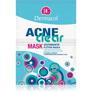 Dermacol Acne Clear pleťová maska pre problematickú pleť, akné 2x8 g