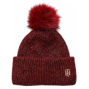 Tommy Hilfiger dámská čepice AW0AW10623 VLP deep rouge 1