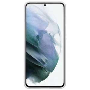 Kryt na mobil Samsung Silicone Cover na Galaxy S21 5G (EF-PG991TJEGWW) sivý ochranný zadný kryt • pre Samsung Galaxy S21 5G • materiál: silikón • štíh