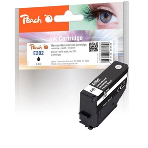 Cartridge Peach No. 202 T02F1, 4,8ml, kompatibilní (320390) čierna Technical Data:Brand PeachSKU 320390 (PI200-670)EAN 7640182383558Manufacturer ID Ep