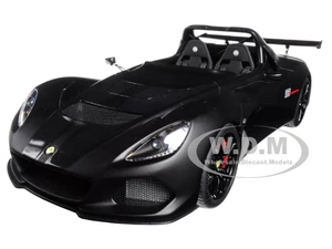 Lotus 3-Eleven Matt Black with Gloss Black Accents 1/18 Model Car by Autoart