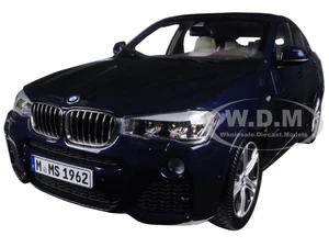 BMW X4 (F26) Imperial Blue 1/18 Diecast Model Car by Paragon Models