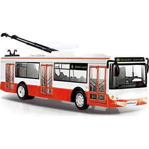 Rappa Trolejbus hlásící zastávky v češtině s funkčními dveřmi 28 cm