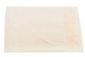 Dámská  jednobarevná šála - krémová