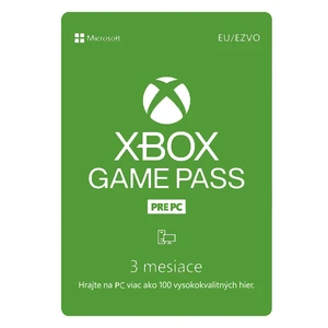 Xbox Game Pass  PC 3 havi előfizetés