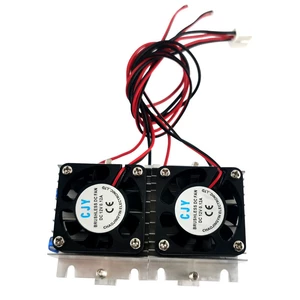 44W Thermoelectric Peltier Refrigeration Cooler 12V Semiconductor Air Conditioner Cooling System DIY Kit Cooling Down