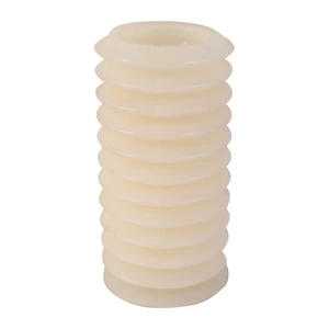 Krémovobiela sviečka PT LIVING Layered, výška 15 cm