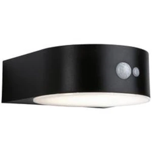 LED solární nástěnná lampa Paulmann Eileen 94570, 5.5 W, IP44, černá, N/A