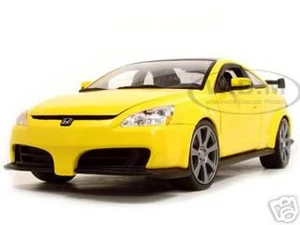 2003 Honda Accord Custom Tuner Yellow 1/18 Diecast Model Car by Motormax