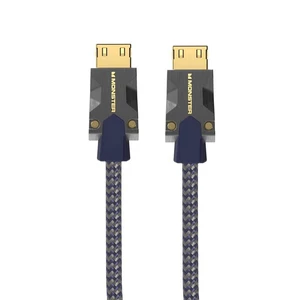 Kábel Monster HDMI 2.1 M3 UHD Ultra High Speed 1,5 m (130863-00) sivý/modrý HDMI kábel • dĺžka 1,5 m • rýchlosť dát až 48 Gb/s • 3-vrstvové tienenie •