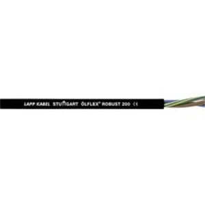 Řídicí kabel LAPP ÖLFLEX® ROBUST 200 0021808/250, 5 G 1.50 mm², vnější Ø 10.80 mm, černá, 250 m