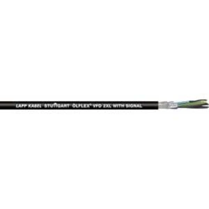 Řídicí kabel LAPP ÖLFLEX® VFD 2XL 700710/100, 4 G 1.50 mm² + 2 x 1 mm², vnější Ø 16.60 mm, černá, 100 m