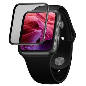 Tvrdené sklo FIXED 3D Full-Cover na Apple Watch 44mm (FIXG3D-434-BK) čierne ochranné tvrdené sklo • na hodinky Apple Watch 44 mm • temperované 3D sklo