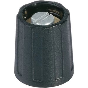 OKW A2610040 otočný gombík s ukazovateľom čierna (Ø x v) 10 mm x 14 mm 1 ks