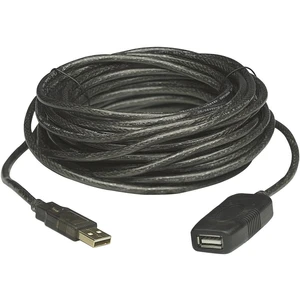 Manhattan #####USB-Kabel USB 2.0 #####USB-A Stecker, #####USB-A Buchse 10.00 m čierna