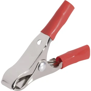 BKL Electronic 072420 krokosvorka červená Upínací rozsah max.: 15.1 mm Dĺžka: 71 mm 1 ks