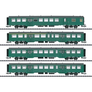 TRIX H0 23221 Súprava osobného auta M2 pre radu 1, SNCB, epocha III