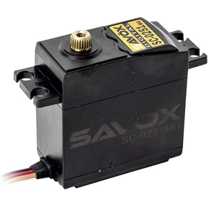 Savöx štandardné servo SC-0251MG digitálne servo Materiál prevodovky: kov Zásuvný systém: JR