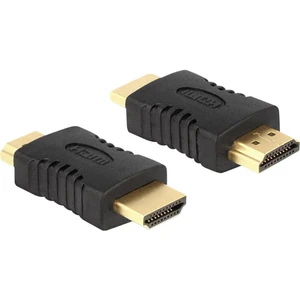 Delock 65508 HDMI adaptér [1x HDMI zástrčka - 1x HDMI zástrčka] čierna pozlátené kontakty