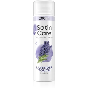 Gillette Satin Care Lavender Touch gel na holení pro ženy 200 ml