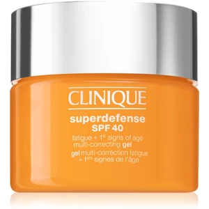 Clinique Superdefense™ SPF 40 Fatigue + 1st Signs of Age Multi Correcting Gel hydratační gel proti prvním známkám stárnutí pleti SPF 40 30 ml