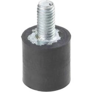 Závitový tlumič vibrací vnější závit M3 vnitřní závit M3 Výška 7 mm PB Fastener 121270 1 ks