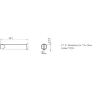 Pájecí hrot Weller XT-E, 5,9 mm