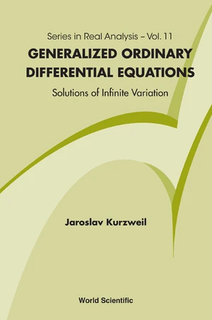 Generalized Ordinary Differential Equations