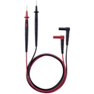 Testo 0590 0010 sada bezpečnostních měřicích kabelů [zástrčka 4 mm - zkušební hroty] černá, červená, 1.22 m