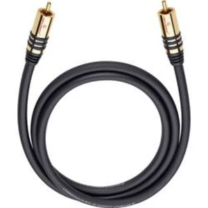 Cinch audio kabel Oehlbach 21540, 10.00 m, černá