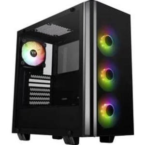 PC skříň midi tower Thermaltake View 21 Tempered Glass RGB Plus, černá