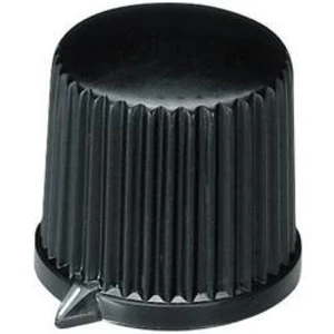 Otočný knoflík s ukazatelem OKW, 6 mm, černá