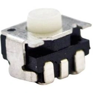 Tlačítko TE Connectivity 1977067-1, 24 V/DC, 0.05 A, černá, 1 ks