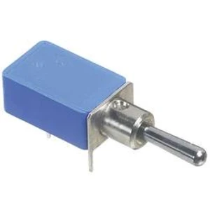 Páčkový přepínač APEM 21236NA, 6,5 mm, 250 V/AC, 2 A, pájecí piny, 1x zap/zap