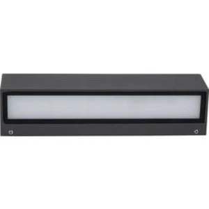 Venkovní nástěnné LED osvětlení Heitronic MEDEA 37372, 9.5 W, N/A, černá