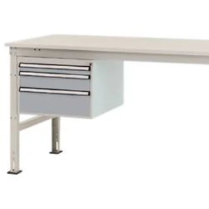 Manuflex ZB4663.9006 Vestavné pouzdro, Nutzhohe stacionárně 300 mm s 3 šuplíky. Pro stolní hloubka 1000 mm
