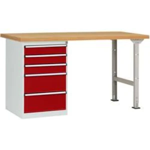 Dílenském COMBI model 7 s multiplex deska, Šxhxv = 2000 x 700 x 840 mm Manuflex WC5116.3003 WC5116.3003