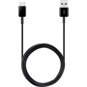 Kabel pro mobilní telefon Samsung EP-DG930IBEGWW, [1x USB-C™ zástrčka - 1x USB 2.0 zástrčka A], 1.50 m, černá