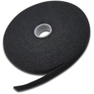 Pásek se suchým zipem Digitus AK-770905-100-S, (d x š) 10 m x 15 mm, černá, 1 ks