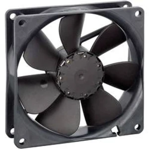 Axiální ventilátor EBM Papst 3412 NGMV 9292506333, 12 V/DC, 26 dB, (d x š x v) 25.4 x 92 x 92 mm