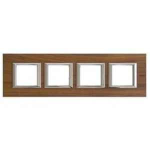 Legrand rám Axolute dřevo HA4802M4HLTK