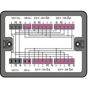 Rozvodný box WAGO 25 A, 250 V, černá, 1 ks