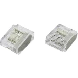 Krabicová svorka TRU COMPONENTS PC253X-CLG pro kabel o rozměru - , pólů 3, 25 ks, transparentní