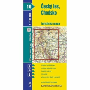 Český les, Chodsko turistická mapa 1:100 000